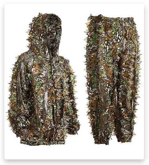 EAmber Ghillie Suit 3D Leaf Realtree
