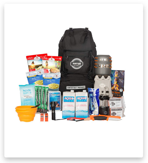 Sustain Supply Co. Premium Emergency Survival Bag/Kit (72 Hours)