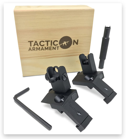 TACTICON 45 Degree Offset Flip Up Iron Sights