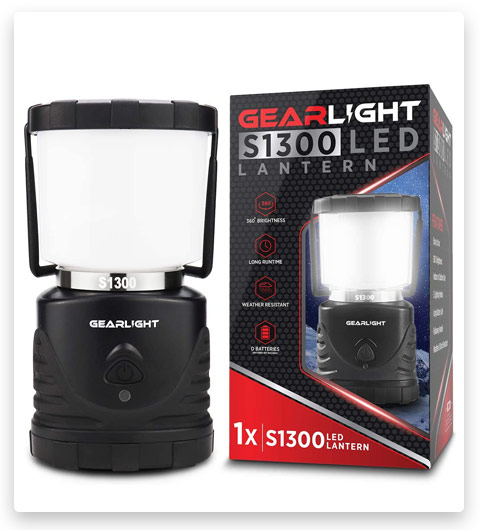 GearLight LED Camping Lantern S1300 (72 Hour Battery)
