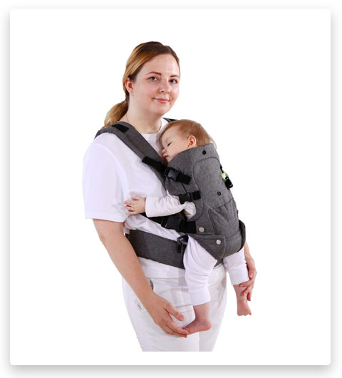 Longdafei Wrap Baby Carrier, Ergonomic Design Infant Sling Convertible