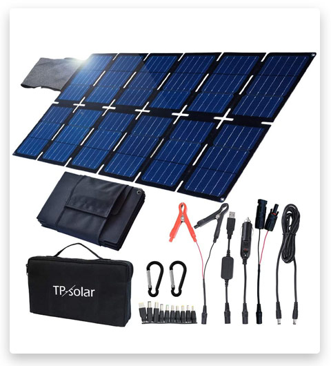 TP-solar 100W Foldable Solar Panel Charger Kit for Portable Generator Power Station