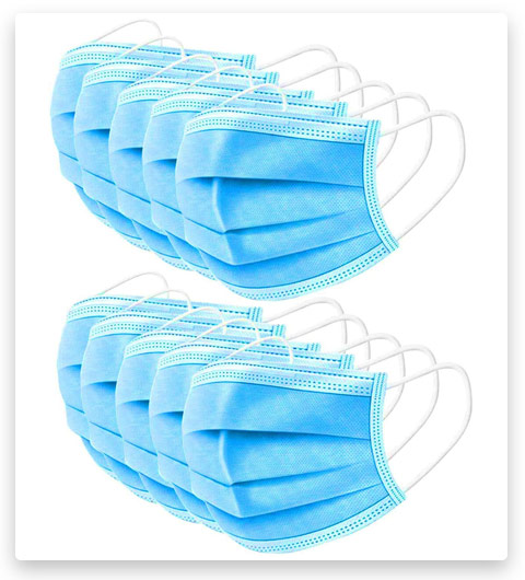 WAVE Blue Disposable Face Masks (Indoor/Outdoor)