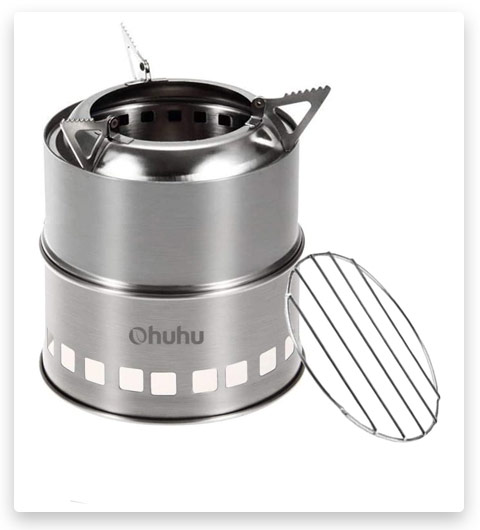 Camping Stove Ohuhu Stainless Steel Backpacking Stove