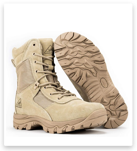 RYNO GEAR Tactical Combat Boots (Coolmax Lining)