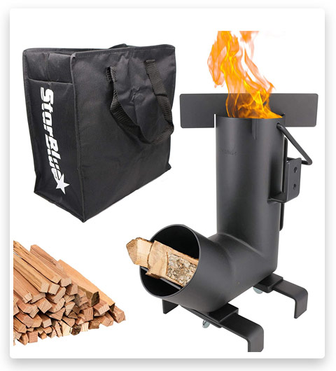 StarBlue Camping Rocket Stove with Free Carrying Bag