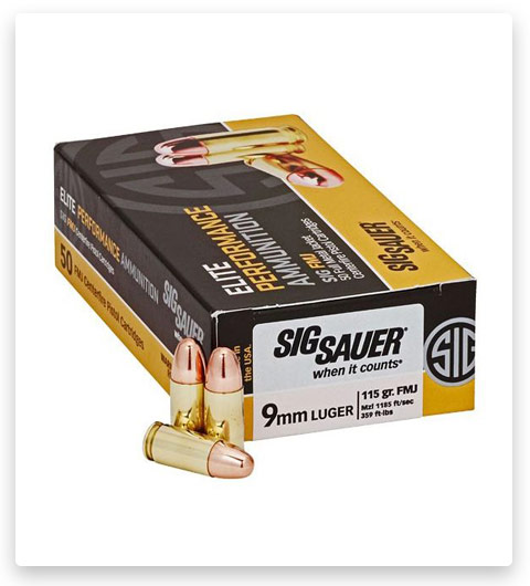 Sig Sauer Elite V-Crown 9mm Luger 115 grain