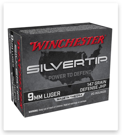 Winchester Silvertip 9mm Luger 147 grain