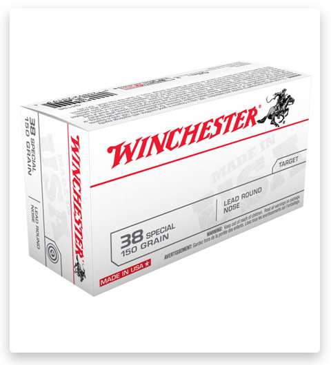 Winchester USA HANDGUN 38 Special Ammo 150 grain