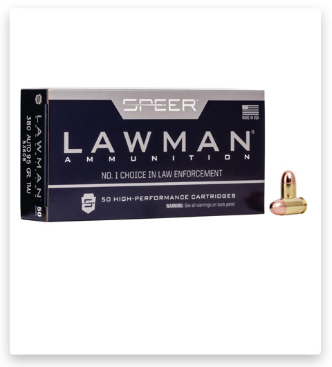 Speer Lawman Handgun Training 380 ACP Ammo 95 grain