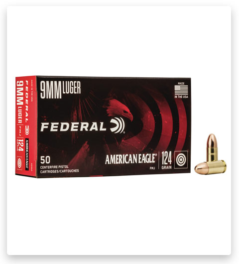 Federal Premium Centerfire Handgun Ammunition 9mm Luger 124 Grain