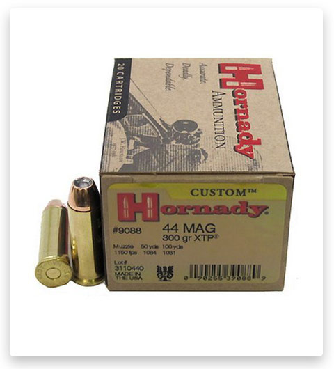 Hornady Custom 44 Magnum Ammo 300 Grain