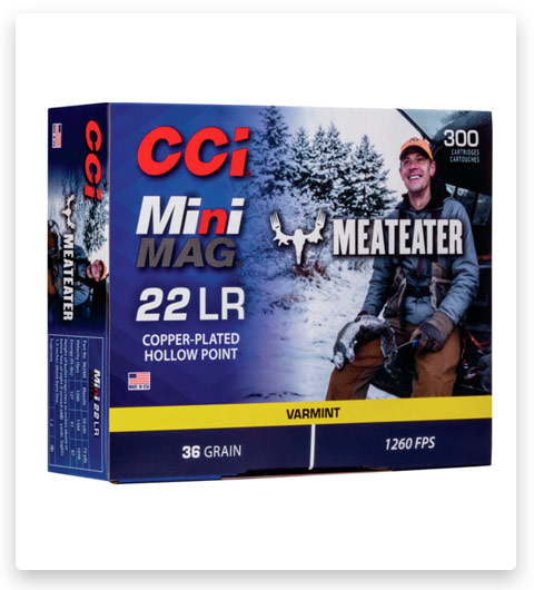 CCI MeatEater Series Mini-Mag 22 Long Rifle Ammo 36 grain