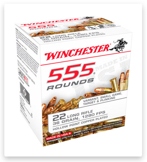 Winchester 555 22 LR Ammo 36 Grain