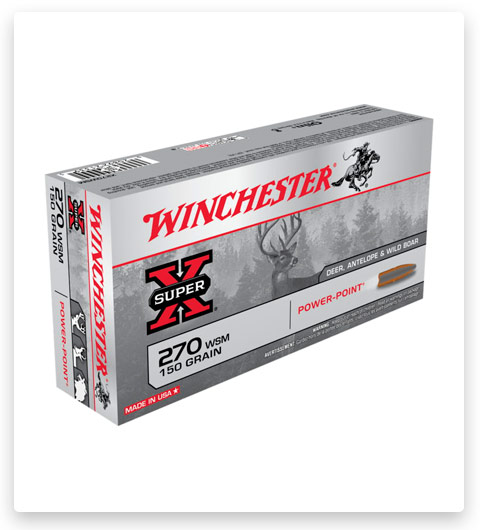 Winchester SUPER-X RIFLE 270 Winchester Short Magnum Ammo 150 Grain