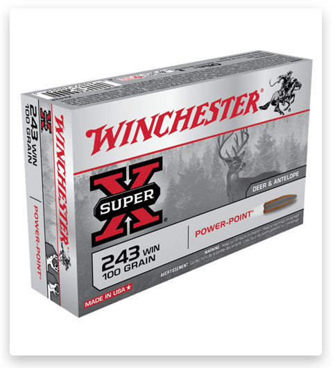 Winchester SUPER-X RIFLE 243 Winchester Ammo 100 grain