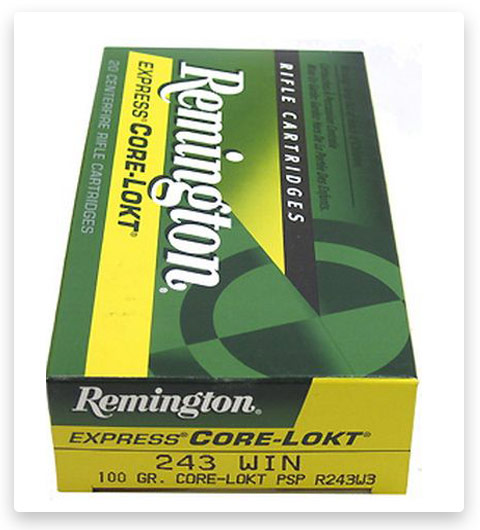 Remington Core-Lokt 243 Winchester Ammo 100 Grain