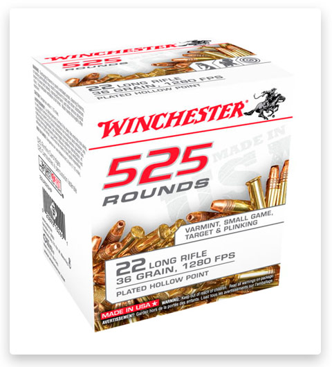 Winchester 525 22 Long Rifle Ammo 36 grain