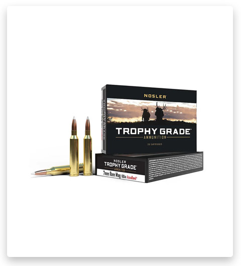 Nosler Trophy Grade 7mm Remington Magnum Ammo 160 Grain