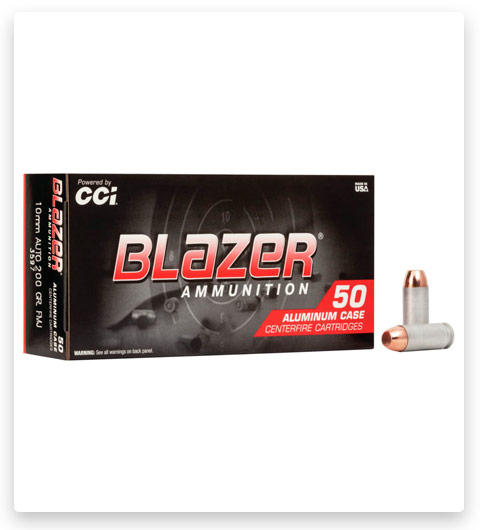CCI Blazer Aluminum 10mm Auto Ammo 200 grain