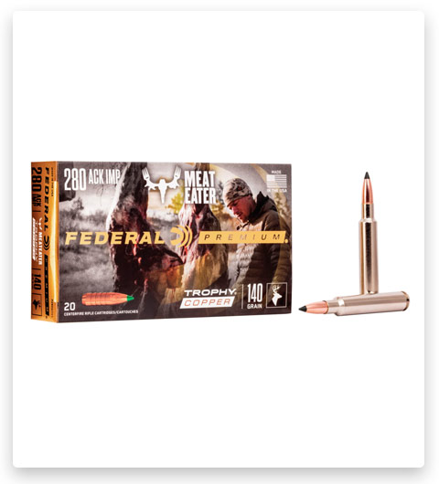 Federal Premium TROPHY COPPER 280 Remington Ammo 140 grain