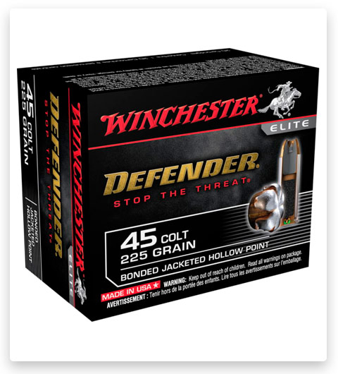 Winchester DEFENDER HANDGUN 45 Colt Ammo 225 grain