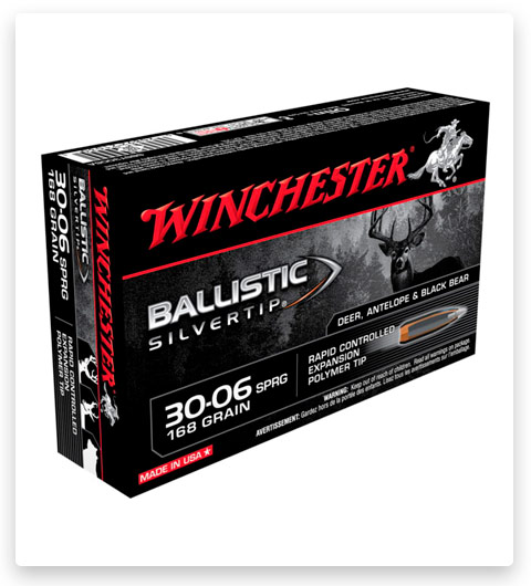 Winchester BALLISTIC SILVERTIP 30-06 Springfield Ammo 168 grain