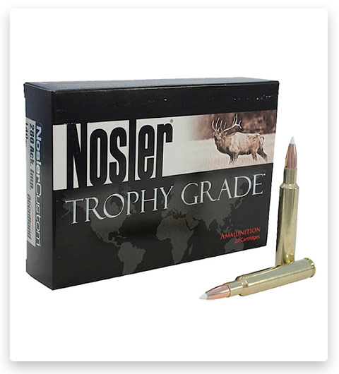 Nosler Trophy Grade 280 Remington Ammo 140 Grain