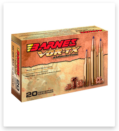 Barnes Vor-Tx 300 Remington Ultra Magnum Ammo 180 grain