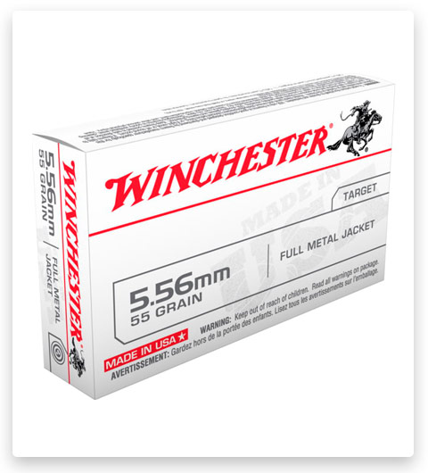 Winchester USA RIFLE 5.56x45mm NATO Ammo 55 Grain