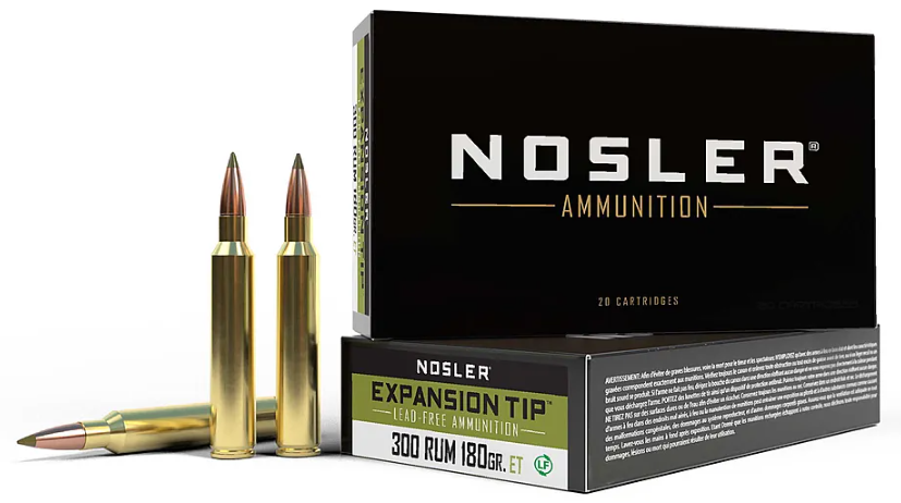 Nosler 300 Remington Ultra Magnum E-Tip Ammo 180 grain