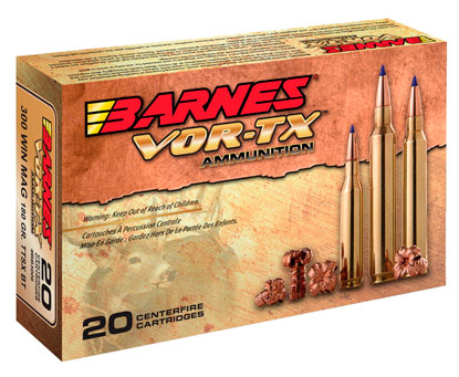 Barnes Vor-Tx 300 Remington Ultra Magnum Ammo 180 Grain