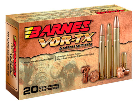 Barnes Vor-Tx Safari Centerfire 416 Remington Magnum Ammo 400 Grain