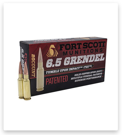 Fort Scott Munitions 6.5 Grendel Brass Ammunition