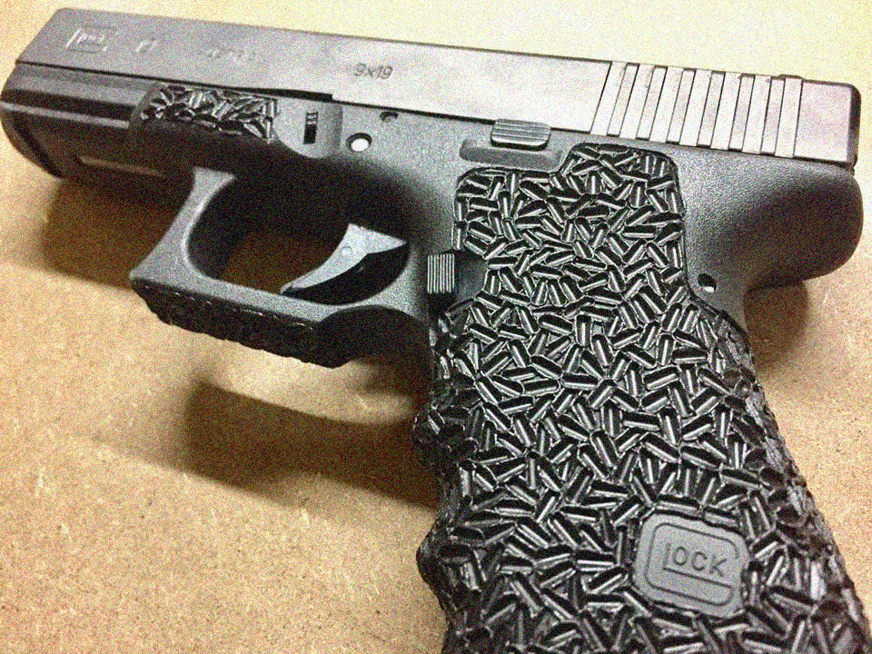 How to do stippling on a gun?