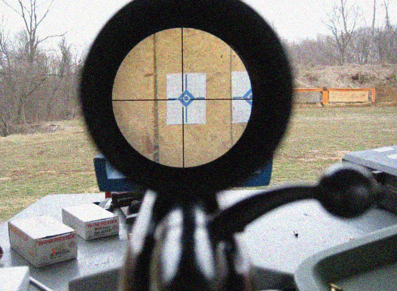 How to zero a rifle scope at 100 yards?