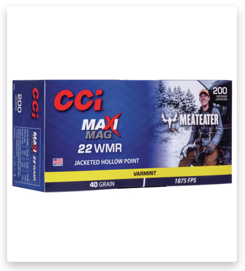 22 WMR - CCI Ammunition MeatEater Series Maxi-Mag - 40 Grain - 200 Rounds