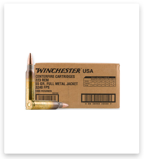 223 Remington - Winchester USA - 55 grain - 1000 Rounds