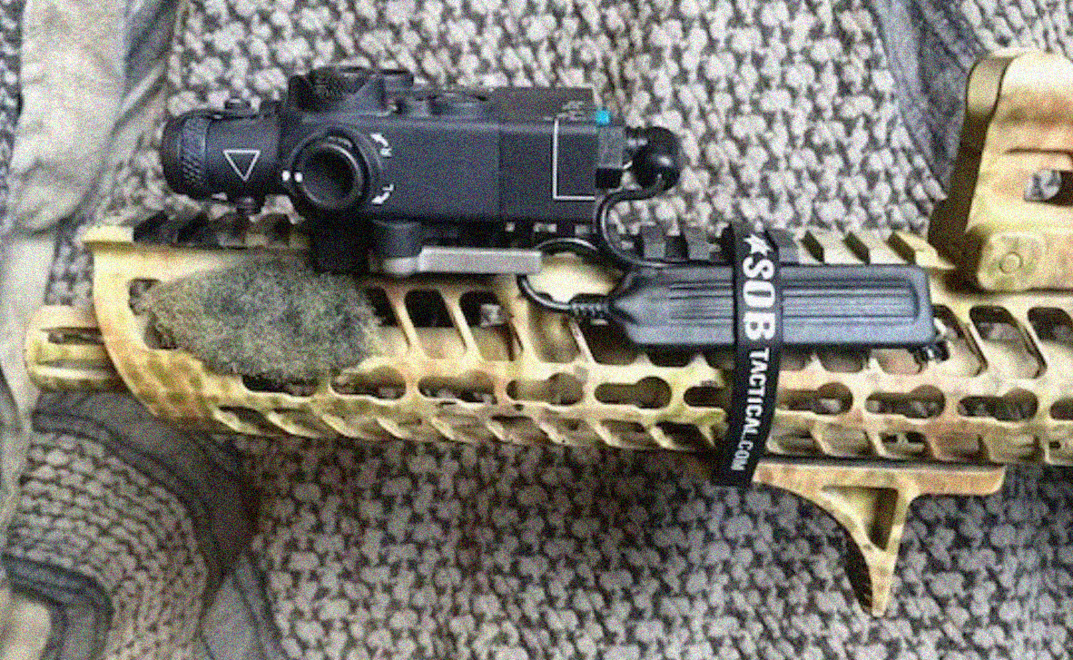 Why rubber bands on gun handle?
