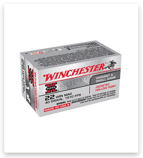 22 WMR – Winchester Super-X Rimfire – 40 Grain – 50 Rounds