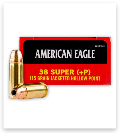 JHP - Federal American Eagle - 38 Super - 115 Grain - 50 Rounds
