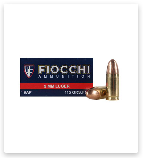 FMJ -Fiocchi Training Dynamics - 9mm Luger - 115 Grain - 50 Rounds
