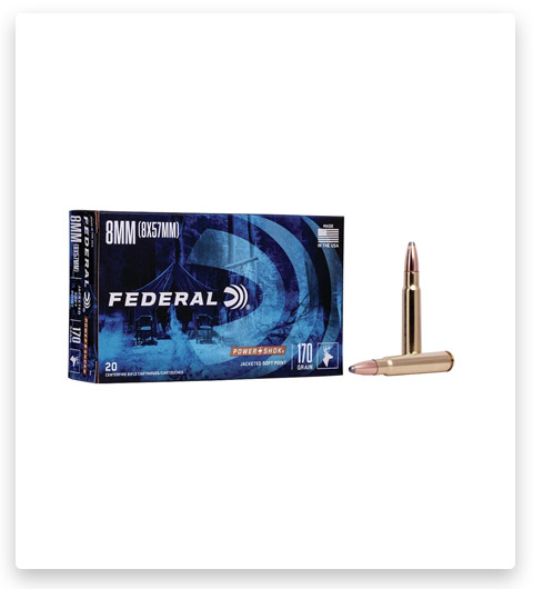 JSP – Federal Premium Power-Shok – 8mm Mauser – 170 Grain – 20 Rounds