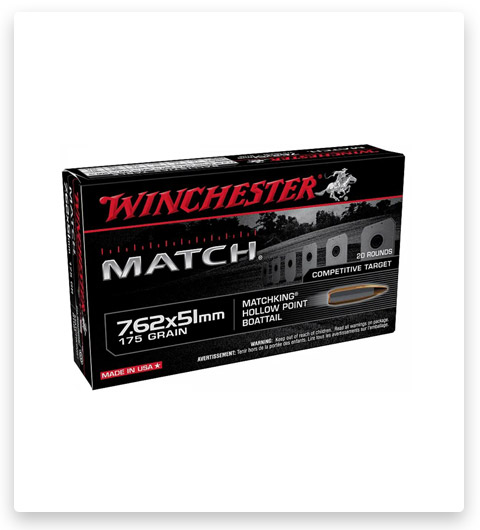 BTHP – Winchester Matchking – 7.62x51mm – 175 Grain – 20 Rounds