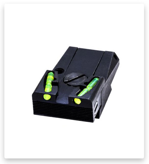 HiViz Ruger Adjustable Fiber Optic/Litepipe Rear Sight
